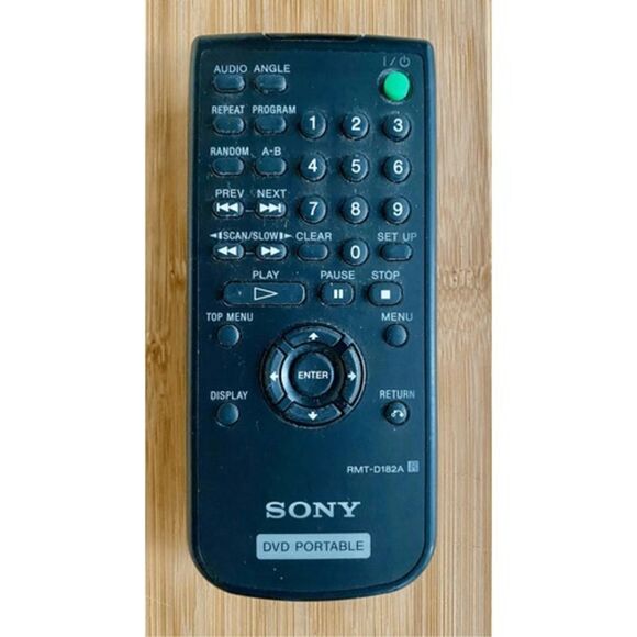 Sony RMT-D182A Remote Control For Portable DVD Players - Picture 1 of 5